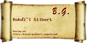 Bobál Gilbert névjegykártya